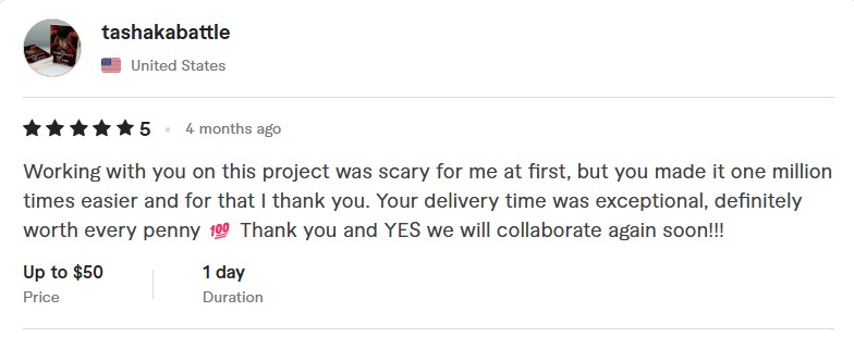Fiverr client review for YouTube channel setup and SEO optimization by Rony Howlader